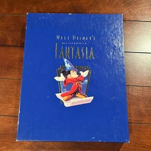 Walt Disney’s Masterpiece FANTASIA Deluxe VHS + CD Box Set With Lithograph